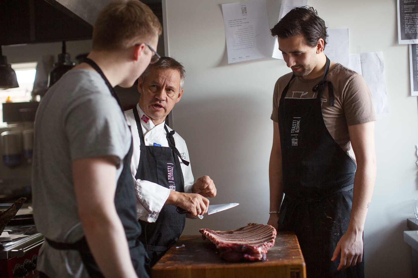 Trasti og Trine johnny kokker mat food chefs