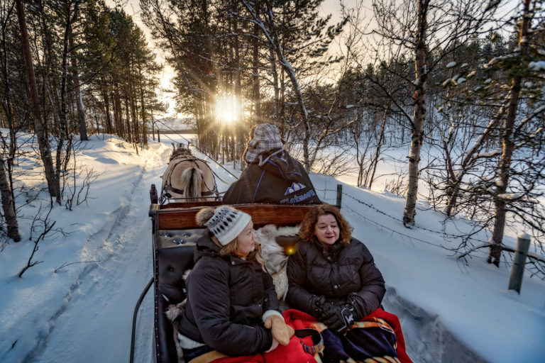 Flatmoen Natur hest og slede fjording
