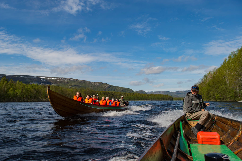 Sorrisniva elvebåt safari sommer