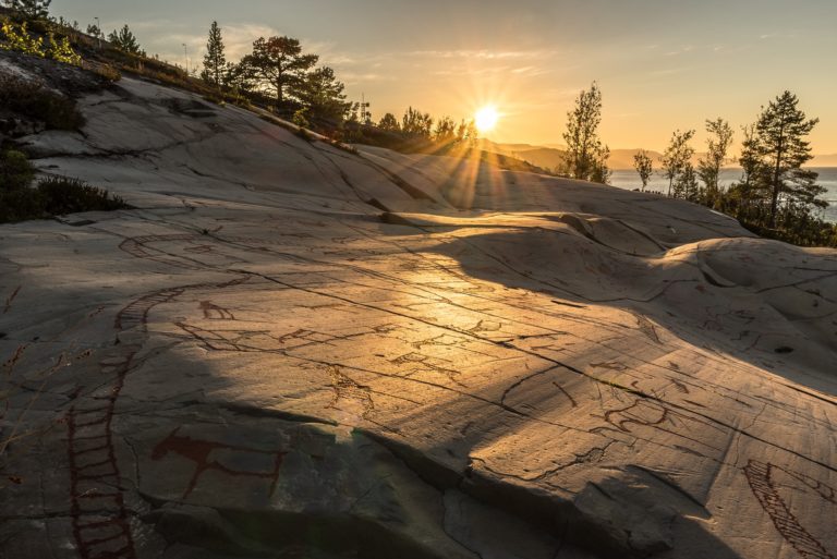 The rock art at Alta Museum. Photo: Harry Lund