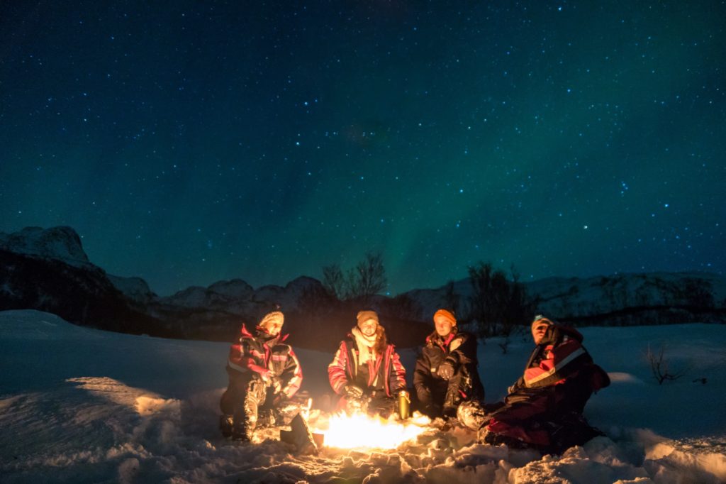 northern lights tour with alta adventure