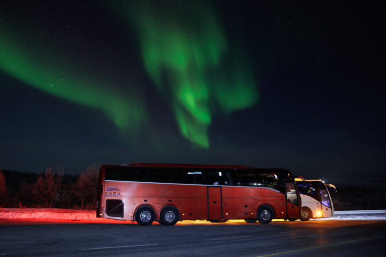 En av de triveligste oppdragene vi får er Nordlys jakt. Foto: Danil Røkke