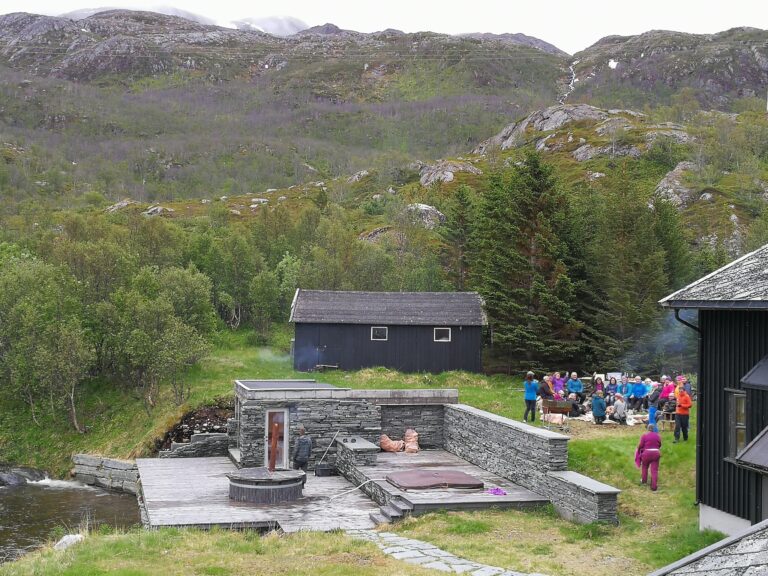 Badstue og badestamp-fasiliteter i umiddelbar nærhet